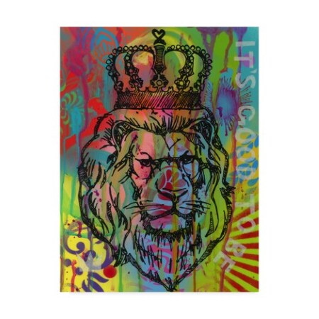 Trademark Fine Art Dean Russo 'Its good to be the king' Canvas Art, 18x24 ALI34054-C1824GG